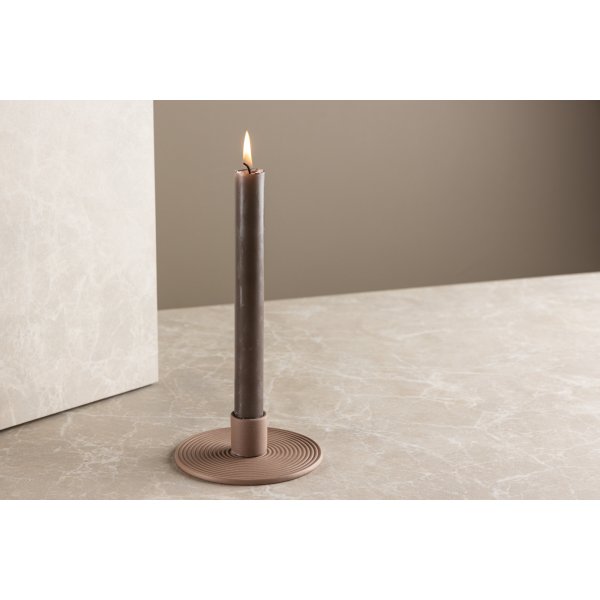 Bougeoir Dia 12 x 4 cm - Marron Bougeoir Dia 12 x 4 cm - Marron