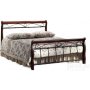 Dubbelsng Titusville 140x200 cm - Antik krsbr/svart