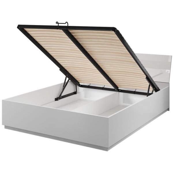 Carsten sng med frvaring 180x200 - Vit