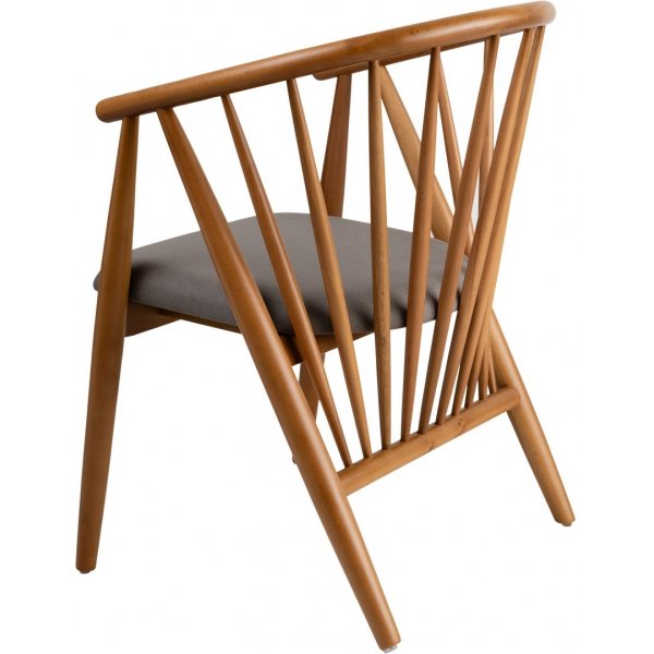 Fauteuil Doris - Chêne/gris Fauteuil Doris - Chêne/gris