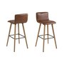 Springfield barstol - Brun