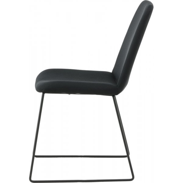 Minnie matstol - Svart tyg