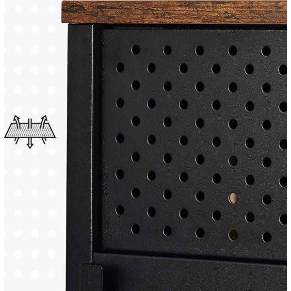 Armoire Johannes - Noir/marron