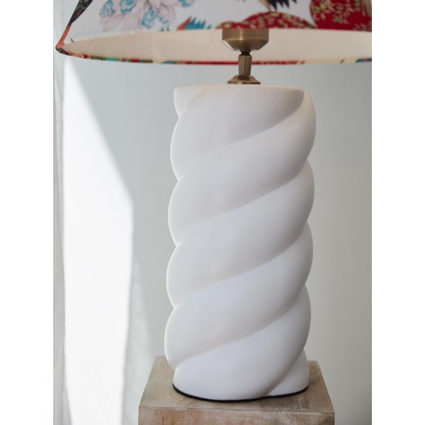 Pied de lampe Spin - Blanc - 41 cm Pied de lampe Spin - Blanc - 41 cm