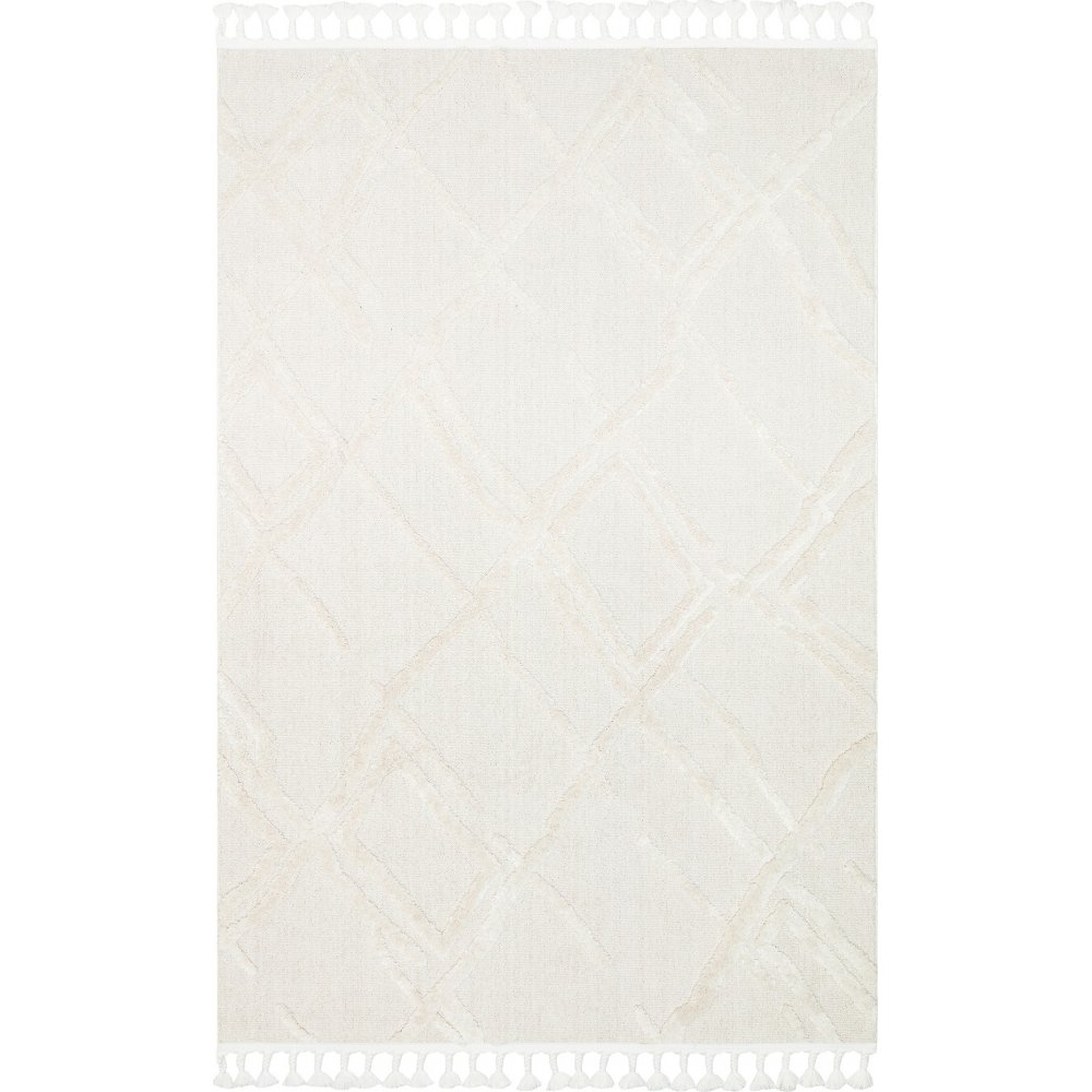 Trazo 3 matta - Vit - 160 x 230 cm - Maskinvävda mattor, Mattor