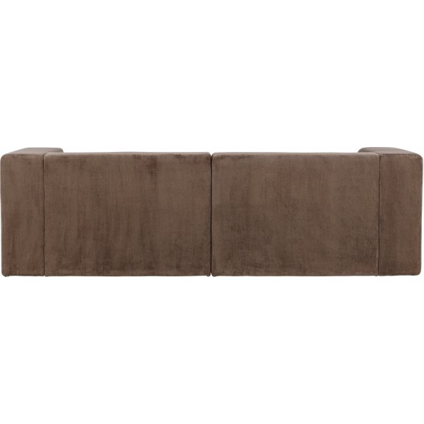 Lumi 3-sits soffa - Brun linne Lumi 3-sits soffa - Brun linne