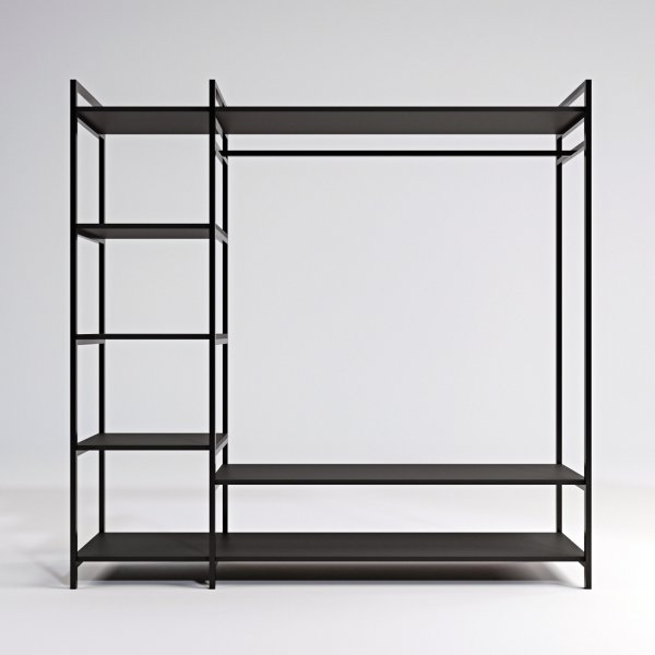 Meuble d'entrée Pamir - Noir Meuble d'entrée Pamir - Noir