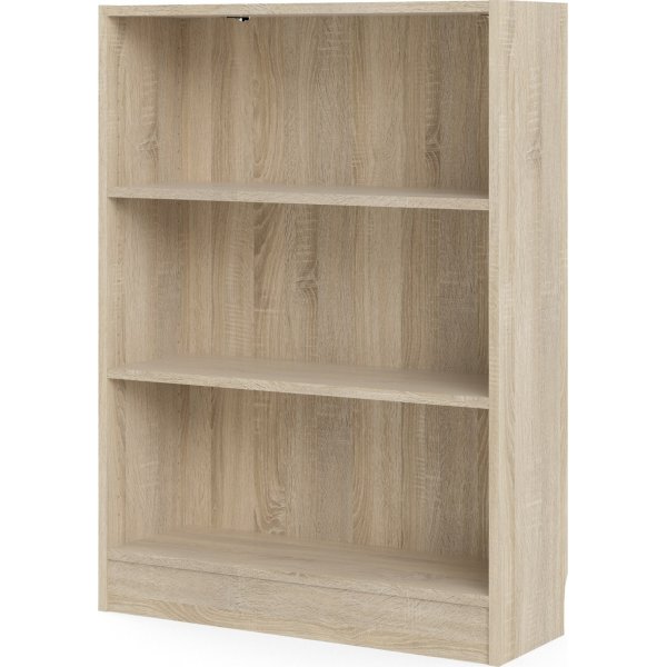 Bibliothèque basse et large Basic - Chêne Bibliothèque basse et large Basic - Chêne