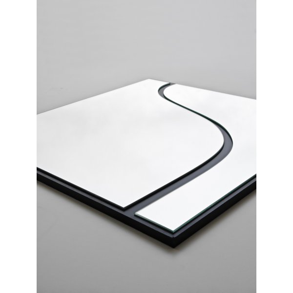 Miroir abstrait 2 - Noir Miroir abstrait 2 - Noir