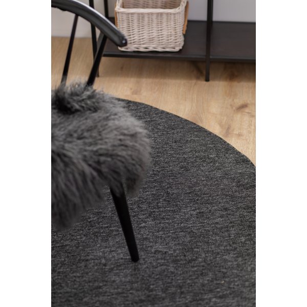 Porto platgeweven vloerkleed Antraciet