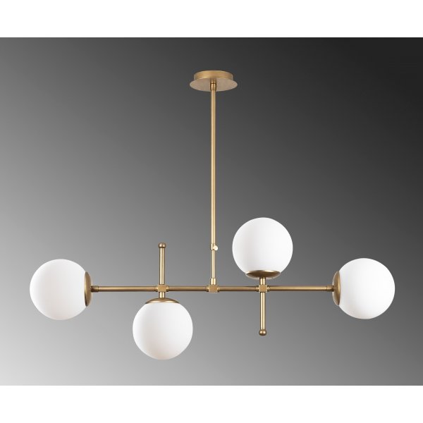 Plafonnier Mudoni 951-1 - Or/blanc