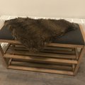 Kundbild Confect - Bänk med skoförvaring (ek/mörkgrå)