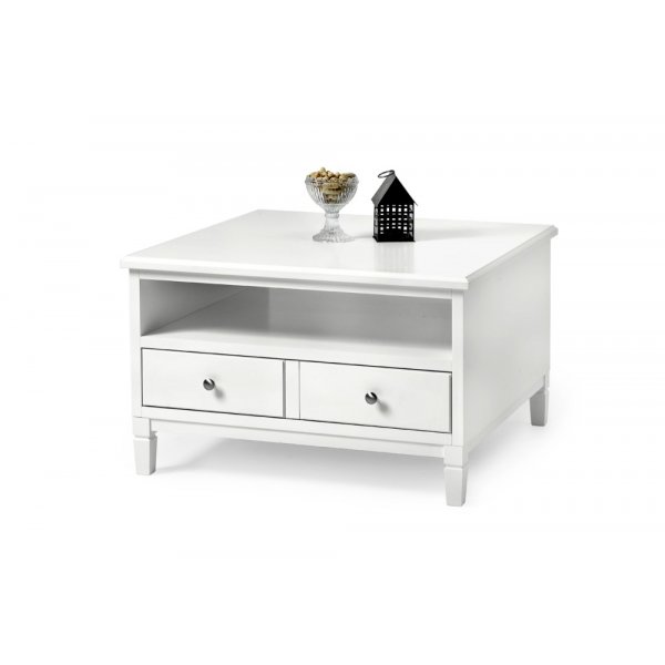 Mistral soffbord med sammanh.ldfront - Vit
