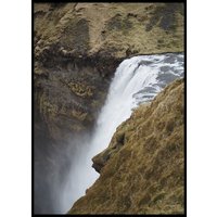 SKÓGAFOSS ICELAND - Poster 50x70 cm SKÓGAFOSS ICELAND - Poster 50x70 cm