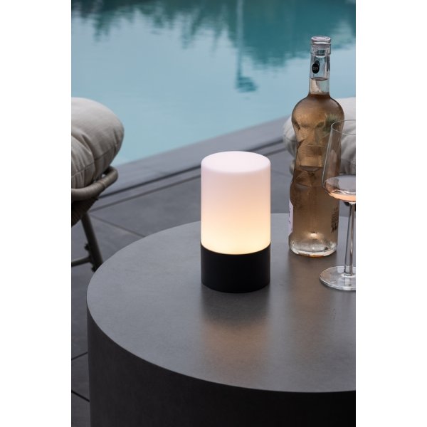 Tubu bordslampa - Svart/Vit