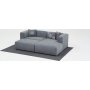 Linden mini divansoffa hger - Gr
