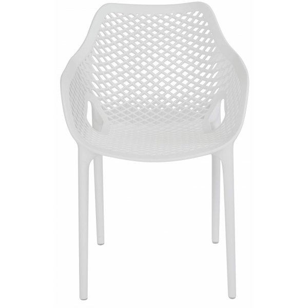 Sommarvik matgrupp bord och stapelbara stolar - Vit Sommarvik matgrupp bord och stapelbara stolar - Vit