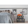 Matteus vintage Koffert set - Svart / Mssing + Flckborttagare fr mbler