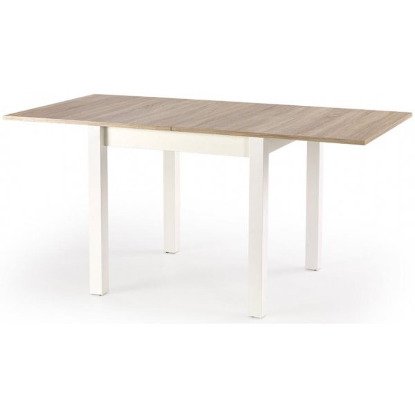 Table  manger extensible Yaritza 80-160 cm - Blanc/Chne Sonoma