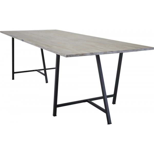 Table ā manger Kvarnåsen 250 cm - Teck/noir Table ā manger Kvarnåsen 250 cm - Teck/noir