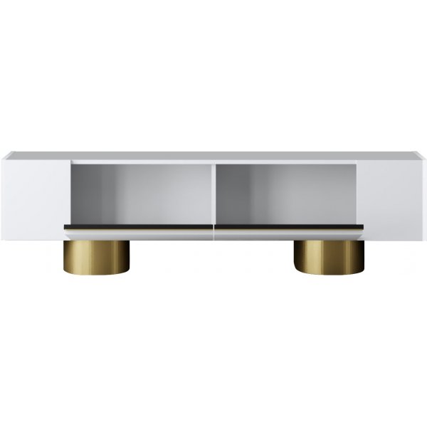 Bohem TV-bänk - Vit/guld Bohem TV-bänk - Vit/guld
