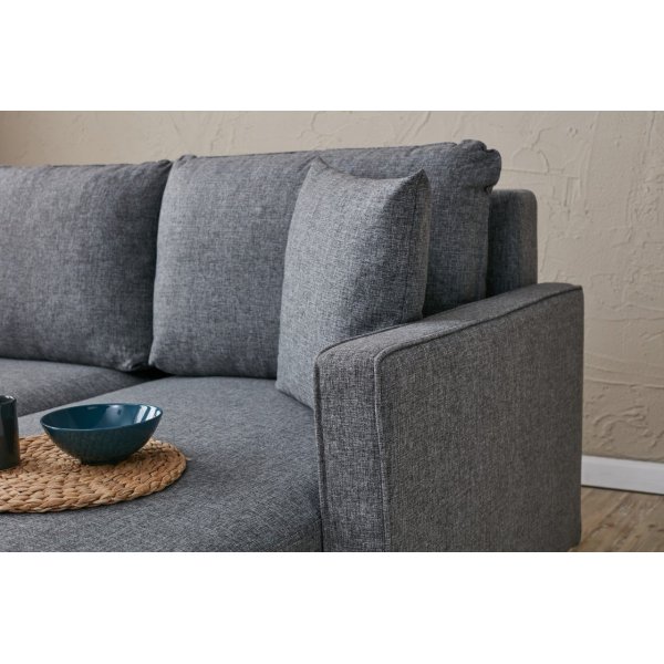 Canapé-lit 3 places Eca - Gris Canapé-lit 3 places Eca - Gris