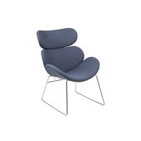 Style fåtölj - Mörkblå/krom Style fåtölj - Mörkblå/krom