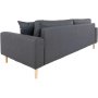 Lido 3-sits soffa - Mrkgr