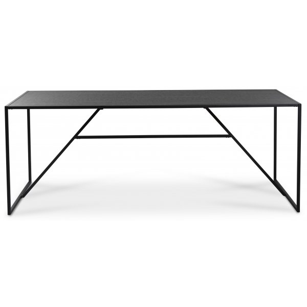 Lazio matbord 195 cm - Brunbetsad ek