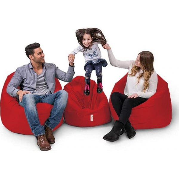 Pouf Iyzi - Rouge Pouf Iyzi - Rouge