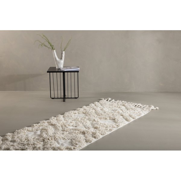 Tapis en coton Kleva - Blanc Tapis en coton Kleva - Blanc