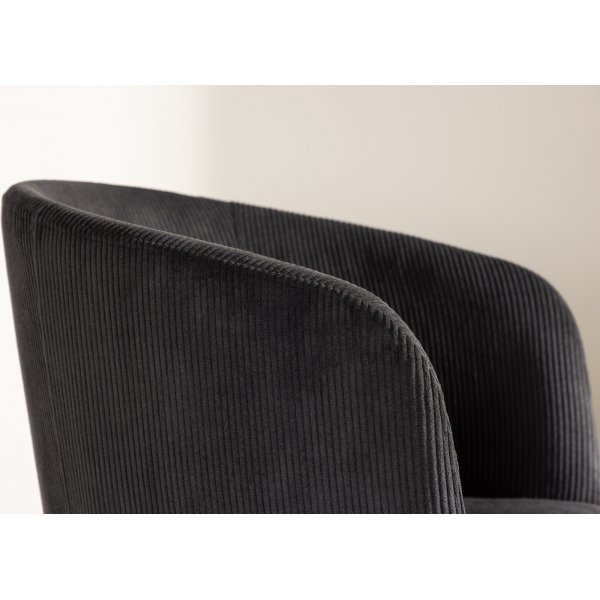 Berit matstol - Svart manchester Berit matstol - Svart manchester