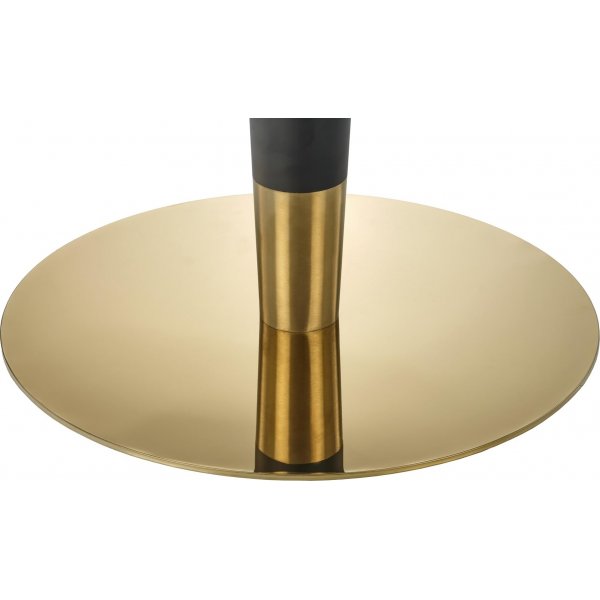 Morata matbord Ø79 cm - Vit marmor/svart/guld Morata matbord Ø79 cm - Vit marmor/svart/guld