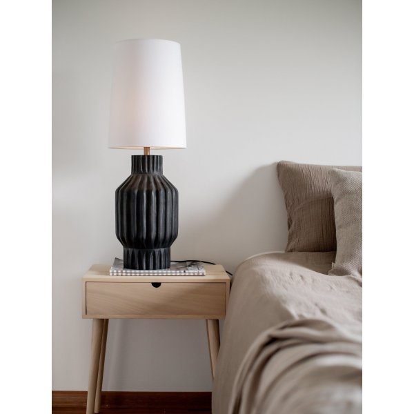 Pied de lampe Turi - Noir - 45 cm