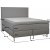 Dream compleet continentaal bed met hoofdbord en zakophanging - 180 x 200 cm - Beige