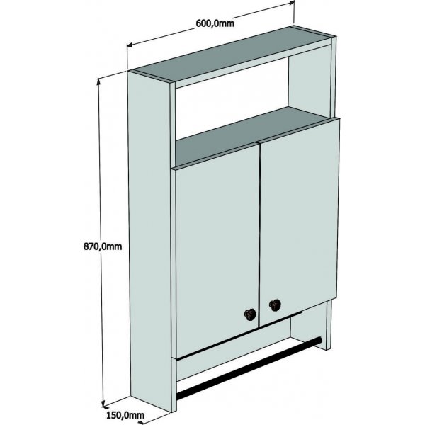 Armoire Ela - Anthracite Armoire Ela - Anthracite
