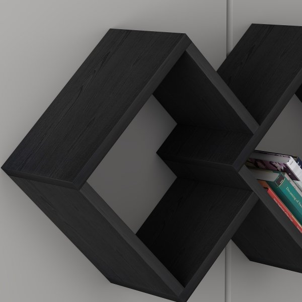 Glaxy vägghylla - Svart Glaxy vägghylla - Svart