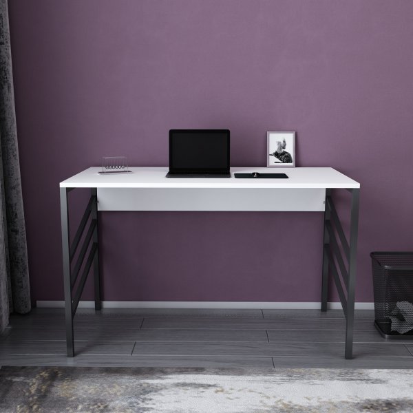 Bureau Joséphine 120 x 60 cm - Noir/blanc Bureau Joséphine 120 x 60 cm - Noir/blanc