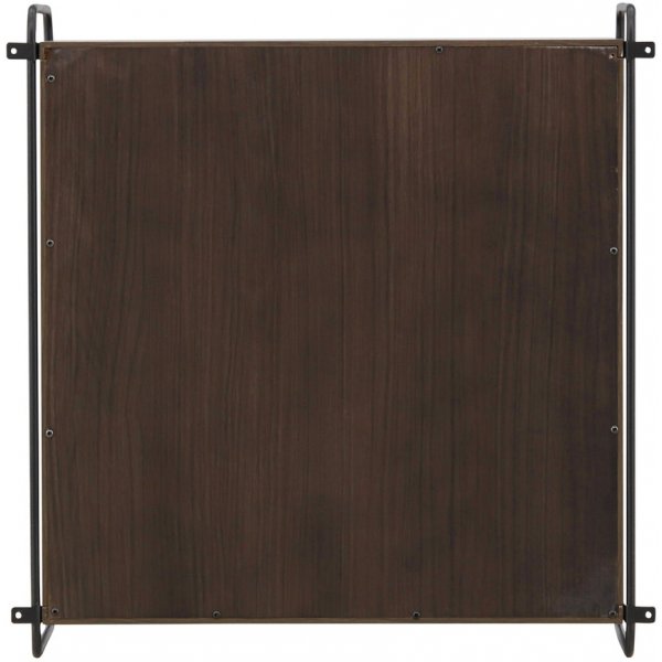 Paris wandkast 68 x 60 cm - Zwart/Mocca