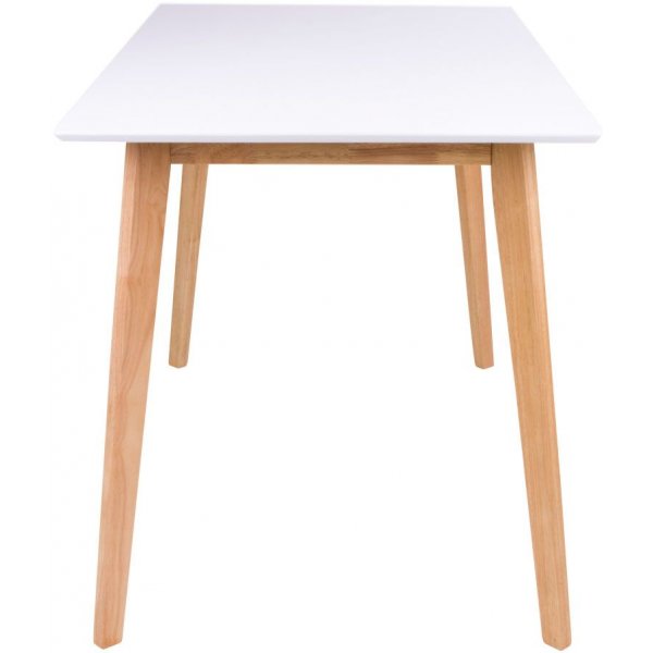 Vojens Matbord - Vit/natur - 120x70x75