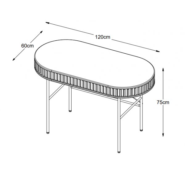 Bureau Sierra avec tiroir en chêne teinté noir Bureau Sierra avec tiroir en chêne teinté noir