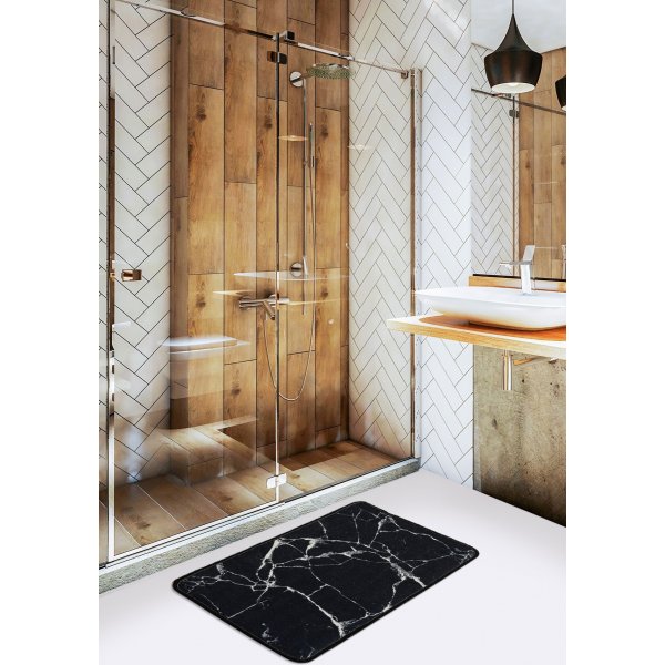 Tapis en marbre - Noir Tapis en marbre - Noir
