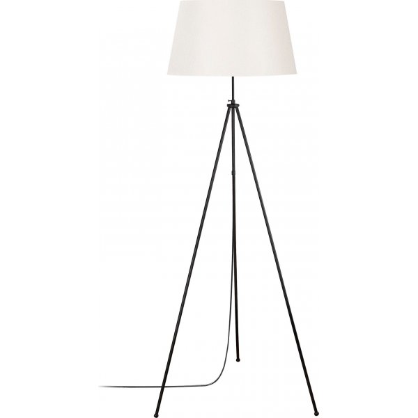 Lampadaire trépied - Noir/crème Lampadaire trépied - Noir/crème