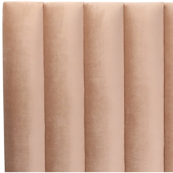 Pernilla s�nggavel Beige (Sammet) - Valfri bredd