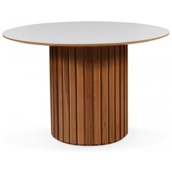 Matisse runt matbord - Ek / Vit laminat