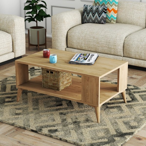 Table basse Atic 90 x 41,6 cm - Chêne Table basse Atic 90 x 41,6 cm - Chêne