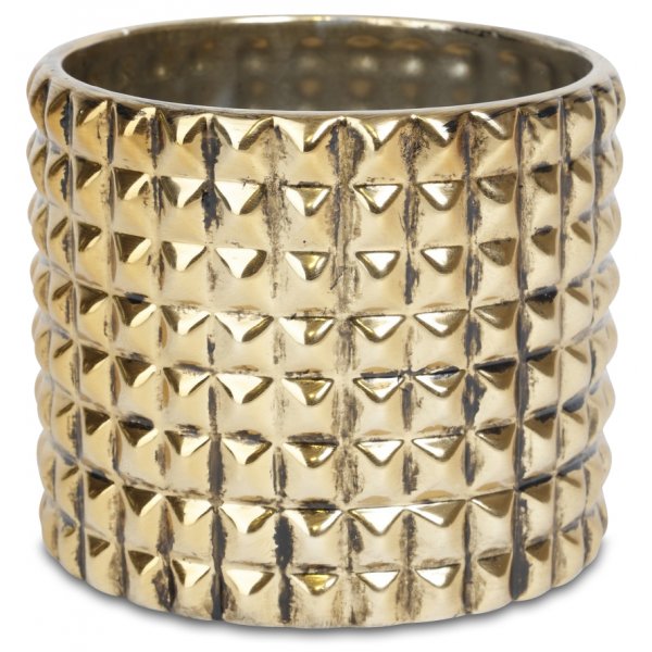 Kruka Nitar H19 cm - Guld