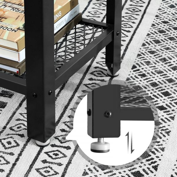 Lasse consoletafel 101,5 x 35 cm - Bruin/zwart