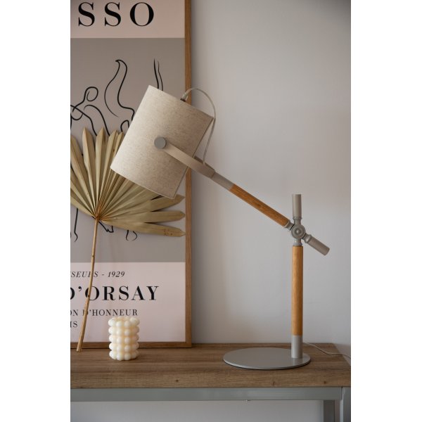 Ruff bordslampa - Beige