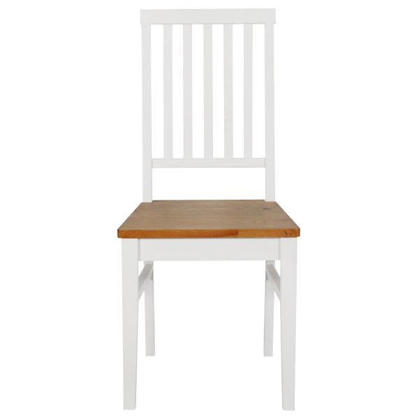 F�r� vit stol med eksits